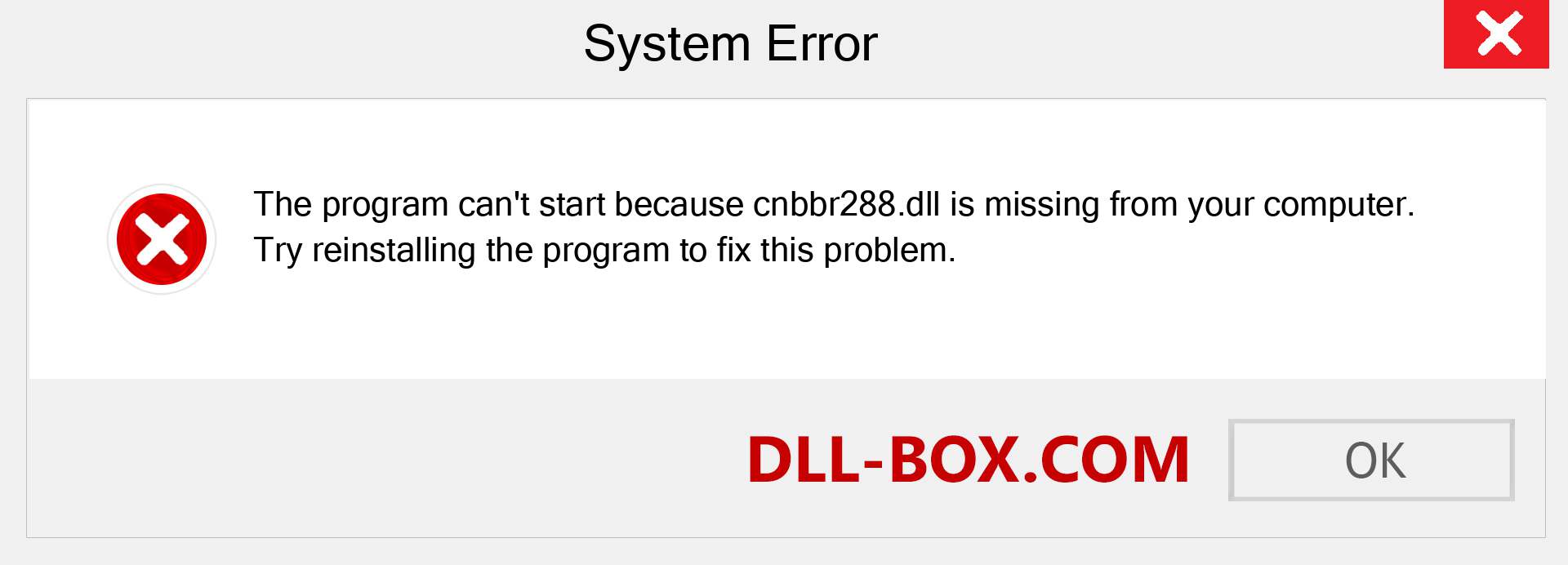  cnbbr288.dll file is missing?. Download for Windows 7, 8, 10 - Fix  cnbbr288 dll Missing Error on Windows, photos, images